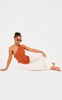 PrettyLittleThing Camisole*Asymmetric Thin Strap Halter Neck Cami Top