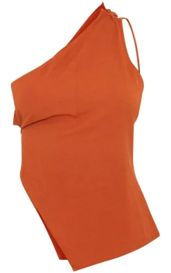 PrettyLittleThing Camisole*Asymmetric Thin Strap Halter Neck Cami Top