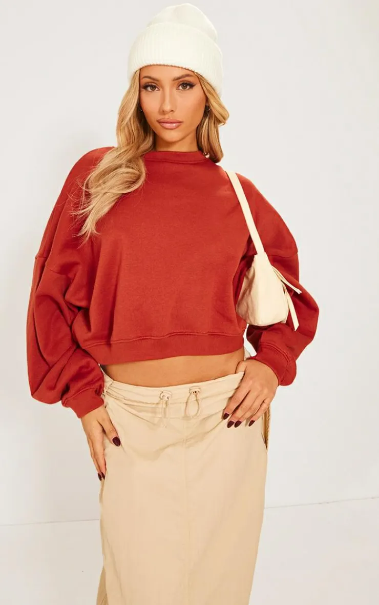 PrettyLittleThing Basic Tops*Oversized Boxy Sweatshirt