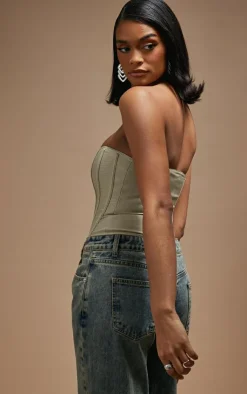 PrettyLittleThing Corsets*Bandage Hook And Eye Structured Corset