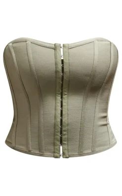 PrettyLittleThing Corsets*Bandage Hook And Eye Structured Corset