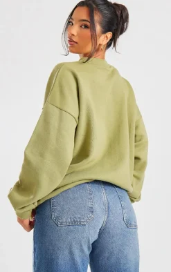 PrettyLittleThing Oversized Sweaters*Copenhagen Printed Oversized Sweatshirt