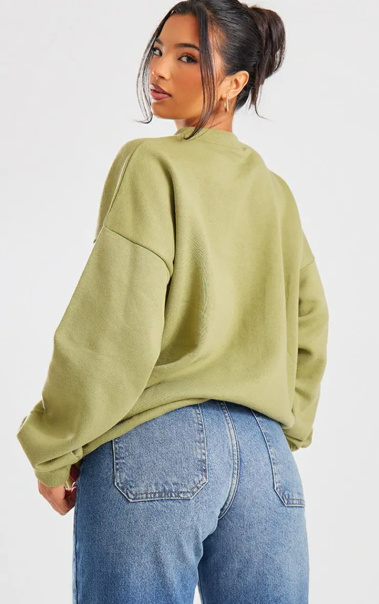 PrettyLittleThing Oversized Sweaters*Copenhagen Printed Oversized Sweatshirt