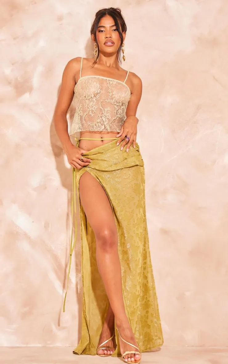 PrettyLittleThing Camisole*Lace Spaghetti Strap Cami Top