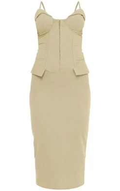 Tailored Midaxi Dress-PrettyLittleThing Discount
