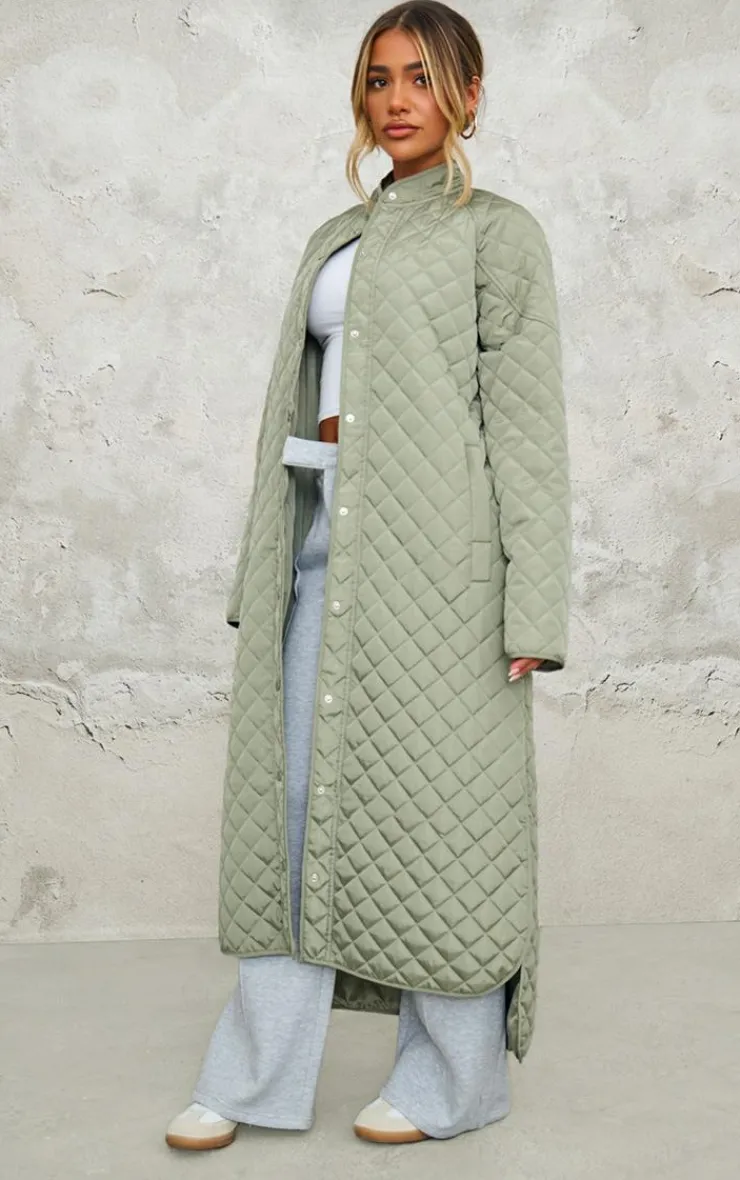 PrettyLittleThing Winter Coats & Jackets*Maxi Quilted Coat