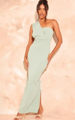 One Shoulder Maxi Dress-PrettyLittleThing Best
