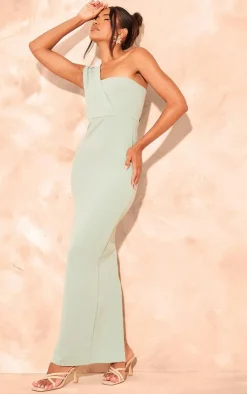 One Shoulder Maxi Dress-PrettyLittleThing Best
