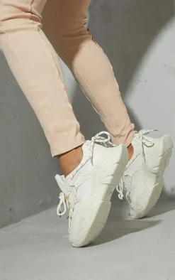 PrettyLittleThing Sneakers*Combat Lace Up Double Sole Chunky Sneakers