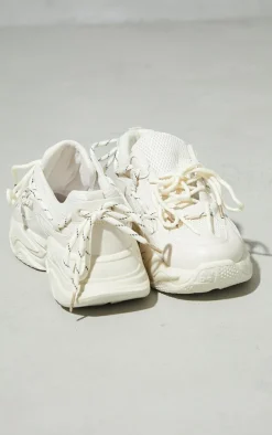 PrettyLittleThing Sneakers*Combat Lace Up Double Sole Chunky Sneakers