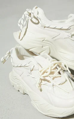 PrettyLittleThing Sneakers*Combat Lace Up Double Sole Chunky Sneakers