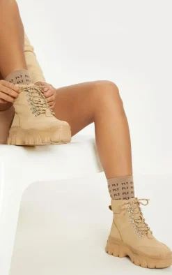 PrettyLittleThing Sneakers*Flatform Chunky Combat Boot Sneakers