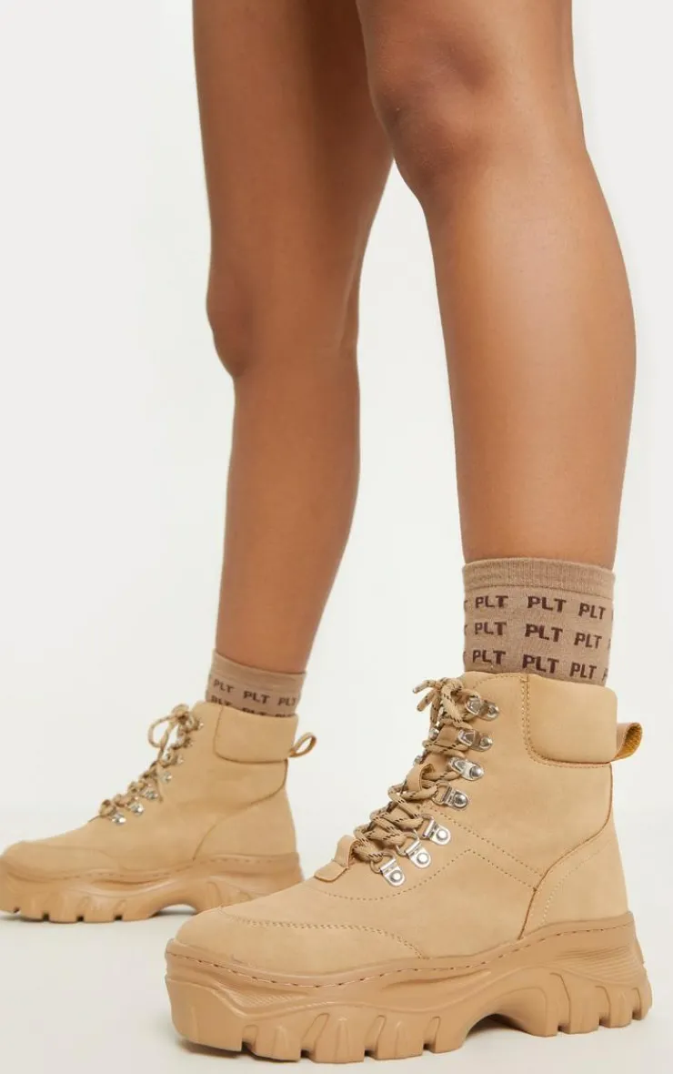 PrettyLittleThing Sneakers*Flatform Chunky Combat Boot Sneakers