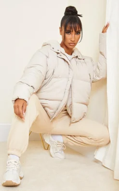 PrettyLittleThing Puffer Jackets*Hooded Padded Oversized Puffer Jacket