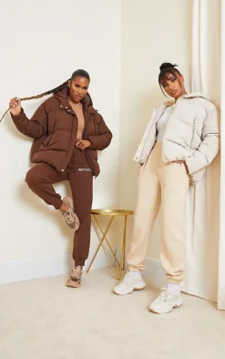 PrettyLittleThing Puffer Jackets*Hooded Padded Oversized Puffer Jacket