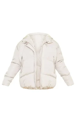 PrettyLittleThing Puffer Jackets*Hooded Padded Oversized Puffer Jacket
