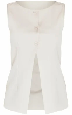 PrettyLittleThing Shirts*Longline Split Hem Vest