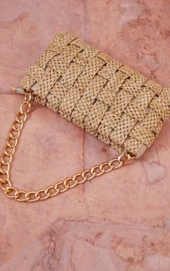 PrettyLittleThing Shoulder Bags*Oversized Weave Shoulder Bag