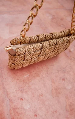 PrettyLittleThing Shoulder Bags*Oversized Weave Shoulder Bag