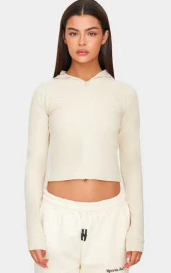 PrettyLittleThing Athletic Jackets*Sculpt Luxe Long Sleeve Hooded Gym Jacket