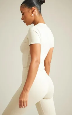PrettyLittleThing Workout Tops*Sculpt Short Sleeve Gym Top