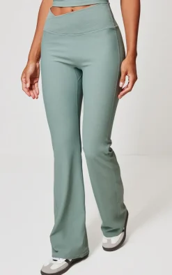 PrettyLittleThing Yoga Pants*Active Rib Cross Waist Yoga Pants