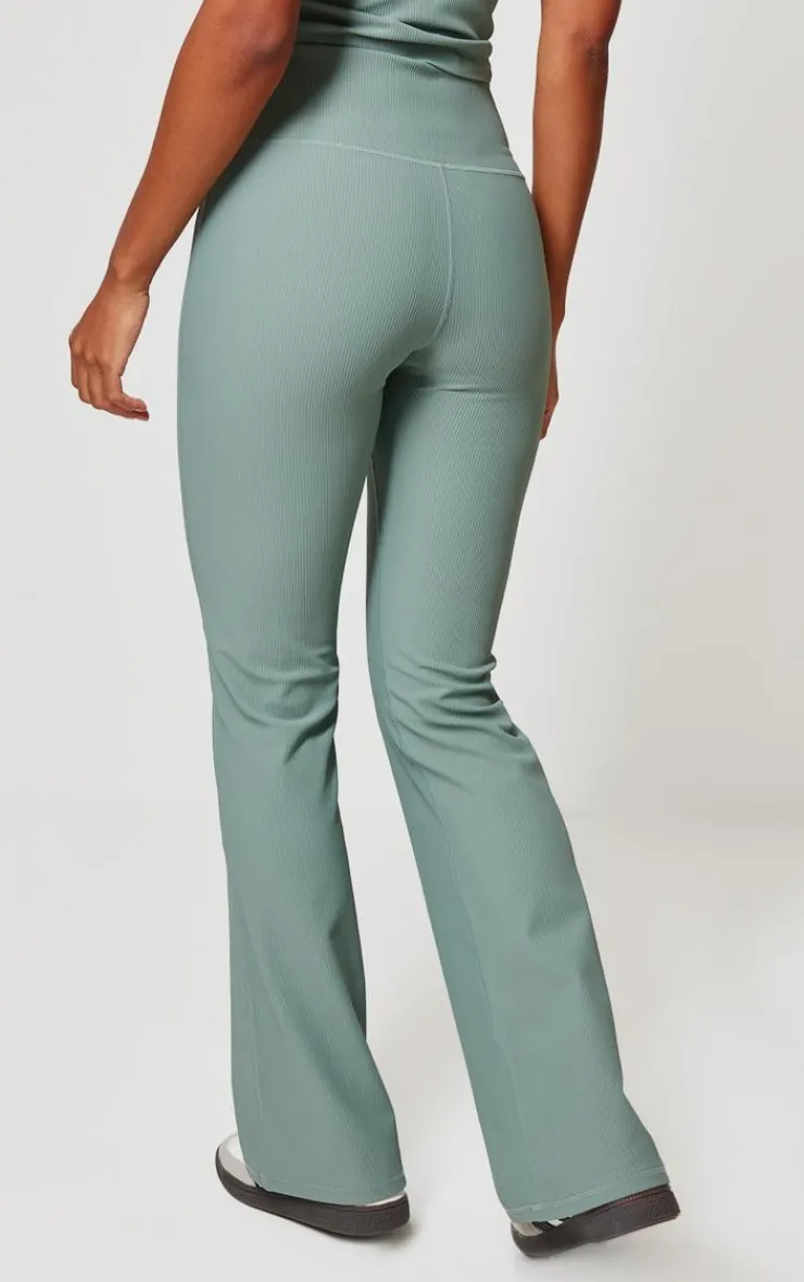 PrettyLittleThing Yoga Pants*Active Rib Cross Waist Yoga Pants