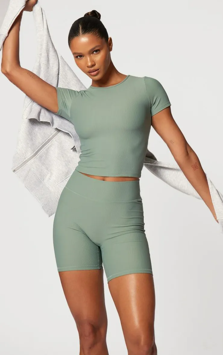 PrettyLittleThing Gym Shorts*Active Rib Gym Shorts