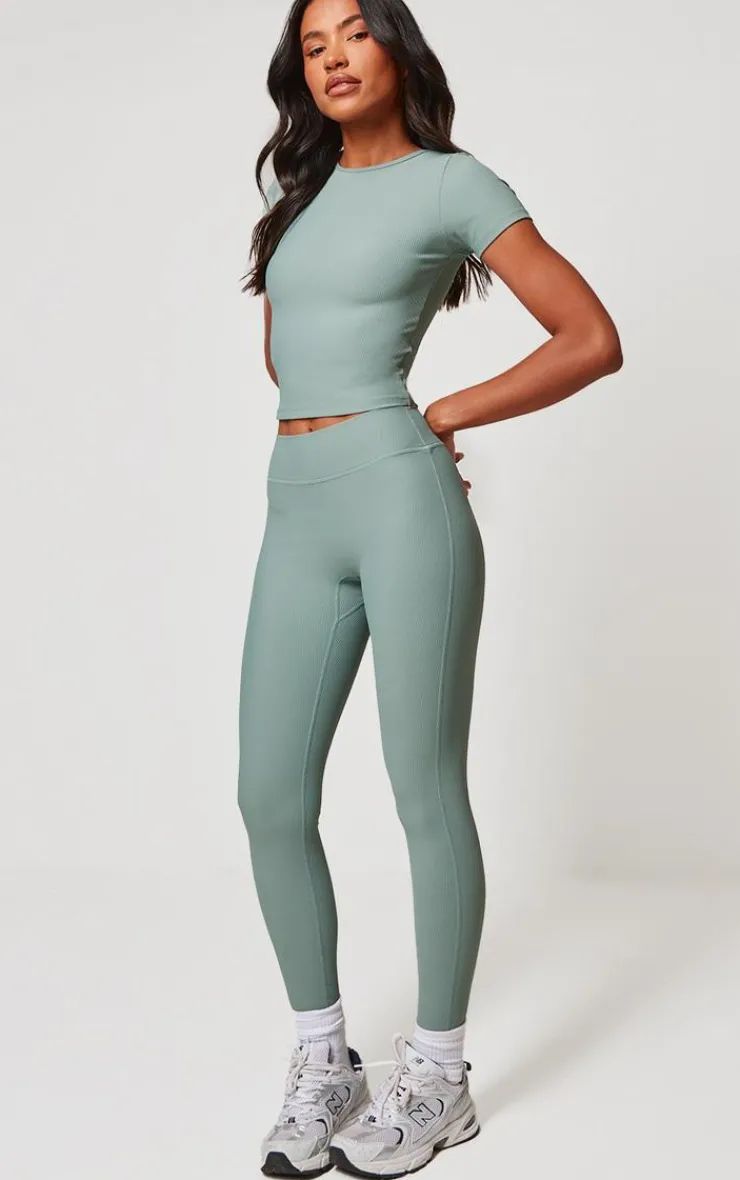 PrettyLittleThing Gym Leggings*Active Rib Gym Leggings