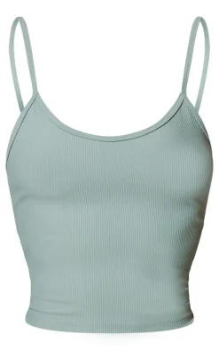 PrettyLittleThing Gym Wear*Active Rib Strappy Vest Top