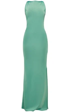 Soft Touch High Neck Cowl Back Maxi Dress-PrettyLittleThing Best