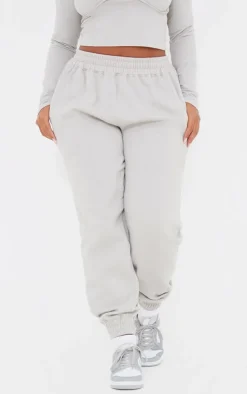 PrettyLittleThing Shape High Waisted Cuffed Sweatpants Ash Grey