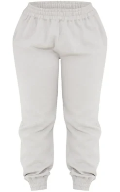 PrettyLittleThing Shape High Waisted Cuffed Sweatpants Ash Grey