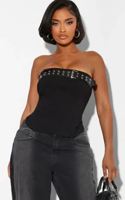 PrettyLittleThing Corsets*Shape Bengaline Buckle Detail Corset