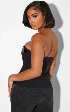PrettyLittleThing Corsets*Shape Bengaline Buckle Detail Corset