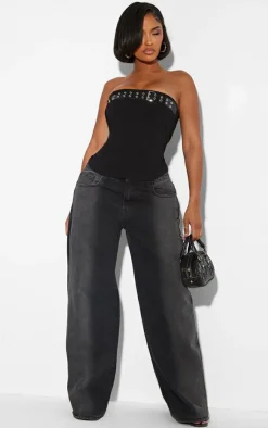 PrettyLittleThing Corsets*Shape Bengaline Buckle Detail Corset