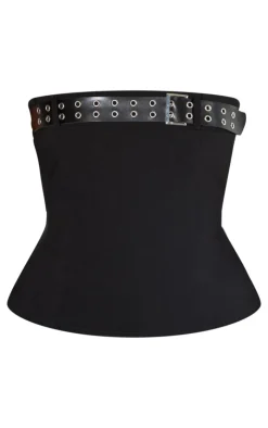 PrettyLittleThing Corsets*Shape Bengaline Buckle Detail Corset