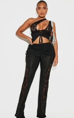 PrettyLittleThing Bralets*Shape Lace Up Bralet Top