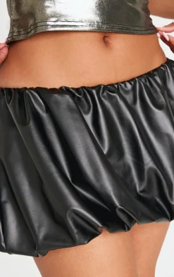Shape Pvc Puff Ball Skirt-PrettyLittleThing Online