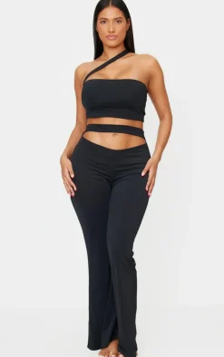 Shape Sculp Asymmetric Strappy Crop Top-PrettyLittleThing Outlet
