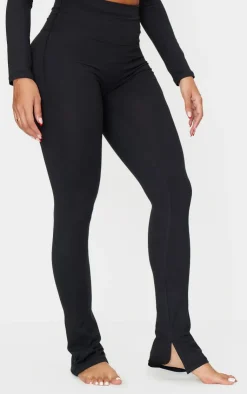 PrettyLittleThing Snatched*Shape Sculpt High Waisted Side Split Leggings