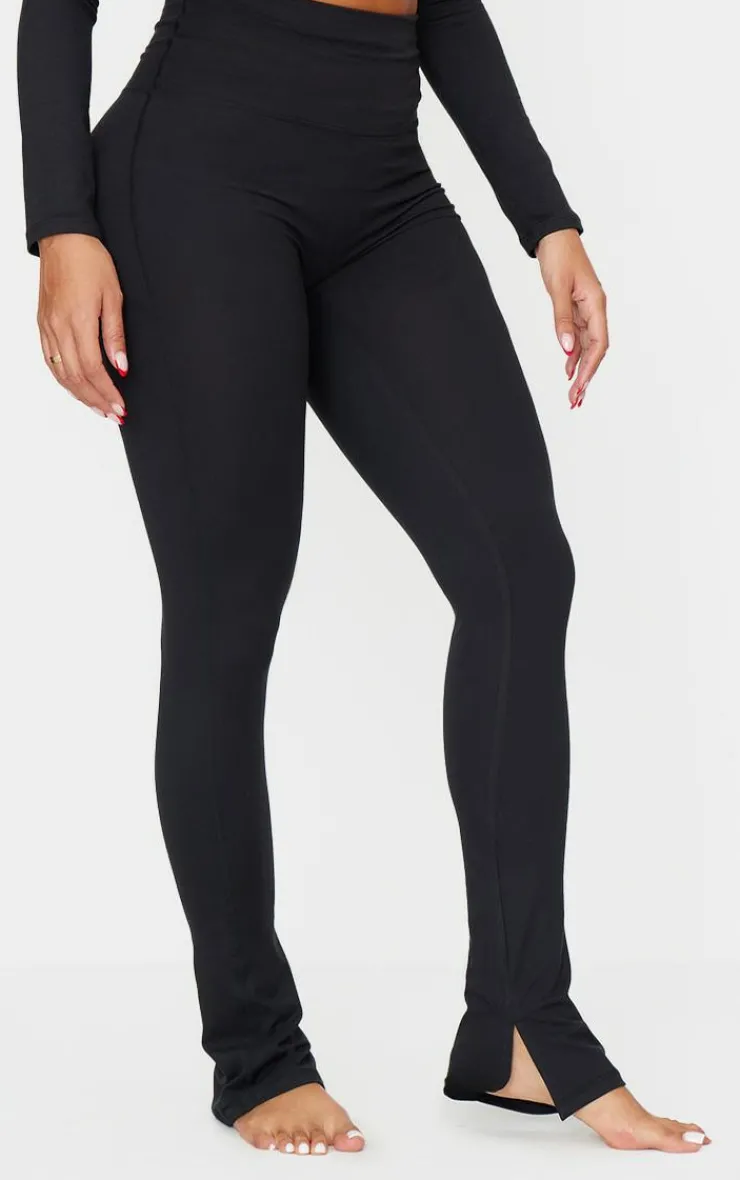 PrettyLittleThing Snatched*Shape Sculpt High Waisted Side Split Leggings