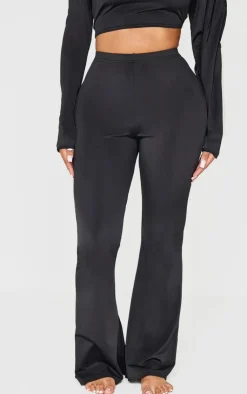 Outlet PrettyLittleThing Shape Sculpt High Waisted Flared Pants Black
