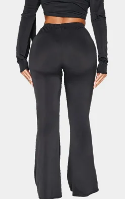 Outlet PrettyLittleThing Shape Sculpt High Waisted Flared Pants Black