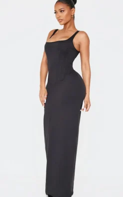 Shape Sculpt Square Neck Corseted Maxi Dress.-PrettyLittleThing Sale