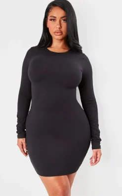 Shape Sculpted Long Sleeve Bodycon Dress-PrettyLittleThing Discount