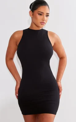 Shape Sculpted Open Back Bodycon Dress-PrettyLittleThing Online