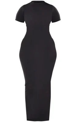 PrettyLittleThing Snatched*Shape Sculpted Short Sleeve Maxi Dress