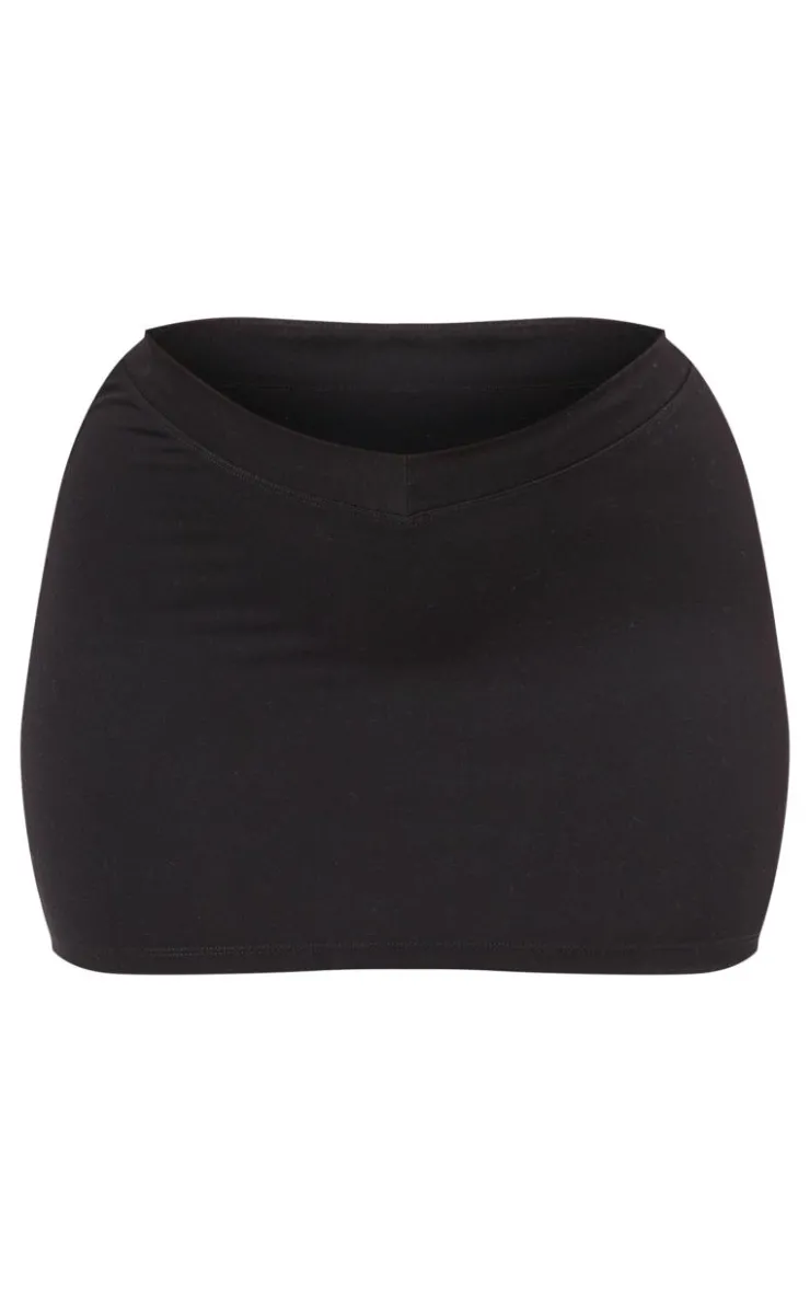 Best PrettyLittleThing Shape Sculpted V Waist Mini Skirt Black