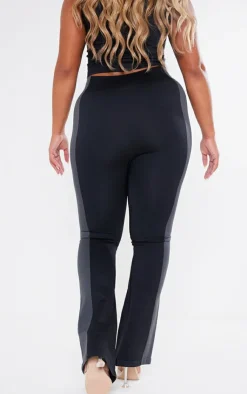 PrettyLittleThing Shape Seamless Contrast High Waist Leggings Black